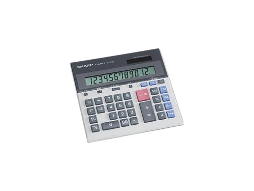 QS-2130 - Sharp Compact Desktop Calculator 12-Digit LCD