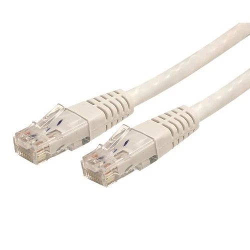 C6PATCH2WH - StarTech 2ft CAT6 White Molded Ethernet Cable