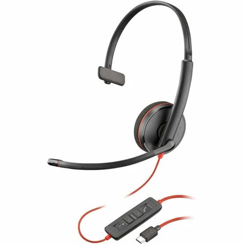 8M3Y3AAABA - Poly Blackwire 3210 Monaural Wired USB-C Headset