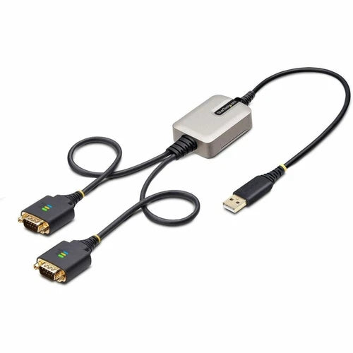 2P1FFC-USB-SERIAL - StarTech 2ft 60cm 2-Port USB to Serial Adapter Cable