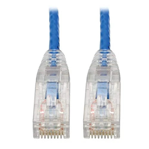 N201-S8N-BL - Tripp Lite Cat6 UTP RJ45 Gigabit Snagless Molded Slim Patch Cable