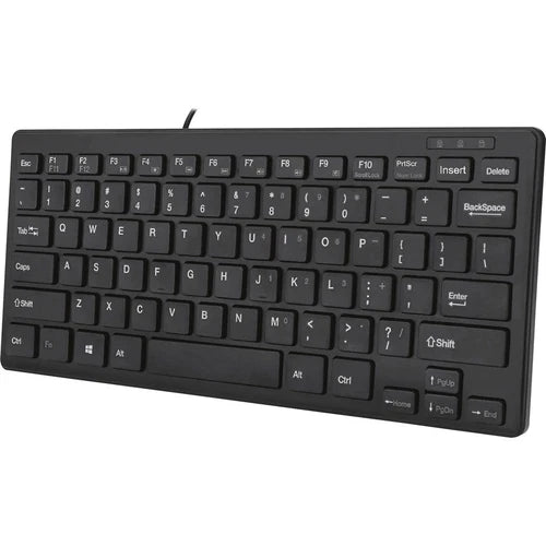 AKB111UB - Adesso Natural Ergonomic AKB-111UB SlimTouch Mini Keyboard Multimedia hot keys