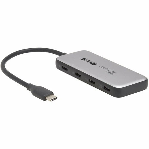 U460-004-4C-G2C - Tripp Lite 4-Port USB-C Hub 10 Gbps 100w Pd Tb3 Gry
