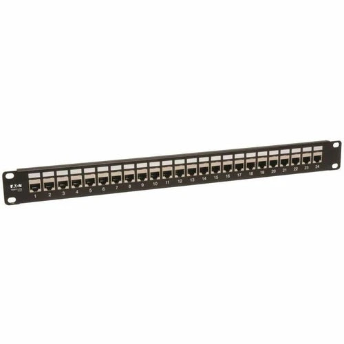 N254-024 - Tripp Lite 24-Port Shielded Cat6 RJ45 Patch Panel Feed Through TAA