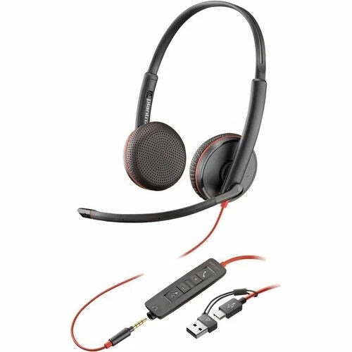 8X229AA - HP Poly Wire 3225 Stereo USB-C Headset