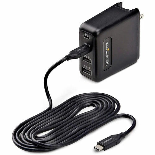 2210GCNWALLCHARGER - StarTech 100W USB-C Wall Charger 2x USB-C/2x USB-A 6ft Cable