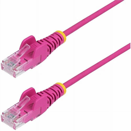 N6PAT30PKS - StarTech 30ft Pink Slim CAT6 Slim Snagless RJ45 UTP Ethernet Cable