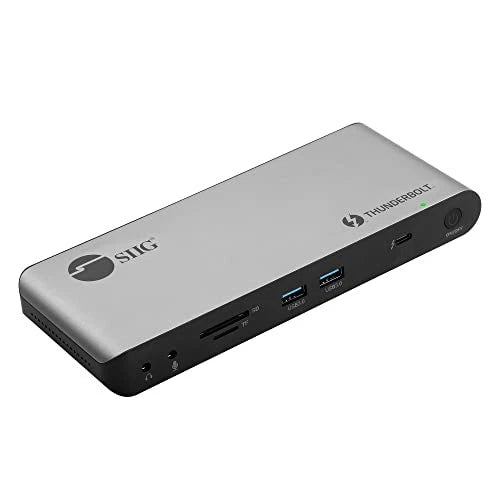 JU-DK0U11-S1 - SIIG Quad Display Thunderbolt 4 Docking Station & PD