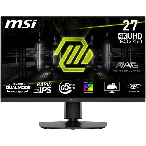 272URDF - MSI MAG E16 27" UHD 3840x2160 160Hz .5ms LCD Gaming Monitor