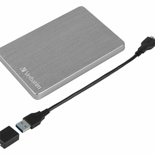 53662 - Verbatim 1TB Store 'n' Go ALU Slim Portable Hard Drive Space Grey