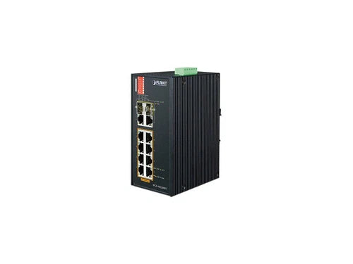 IFGS-1022HPT - Planet Unmanaged Industrial 8-Port 10/100TX 802.3at PoE + 2-Port Gi