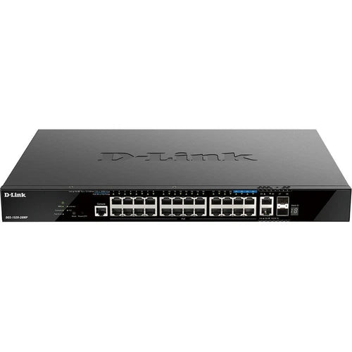 DGS-1520-28MP - D-Link 28-Port Gigabit Stackable Smart Managed PoE Switch