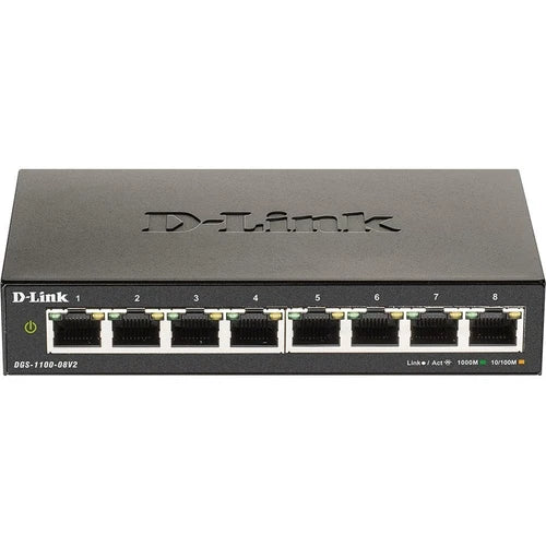 DGS-1100-08V2 - D-Link Ethernet Switch