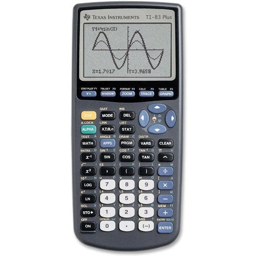 83PL/CLM/1L1/G - Texas Instruments TI83 Plus Graphing Calculator