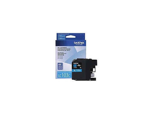 LC103C - Brother High Yield Cyan Ink Cartridge
