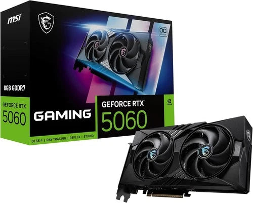 G5060-8GC - MSI Gaming RTX 5060 8G Gaming OC 8GB GDDR7 Graphics Card