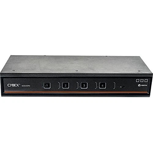 SC940DPHC-400 - Avocent Vertiv Cybex SC900 KVM Dual Head 4-Port Universal DisplayPort USB-C