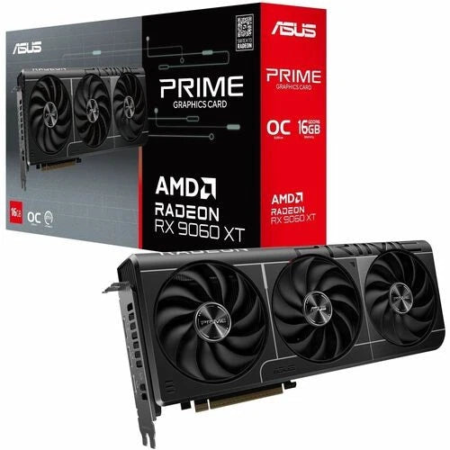 PRIME-RX9060XT-O16G - ASUS AMD Radeon 9060 XT Graphic Card 16GB GDDR6
