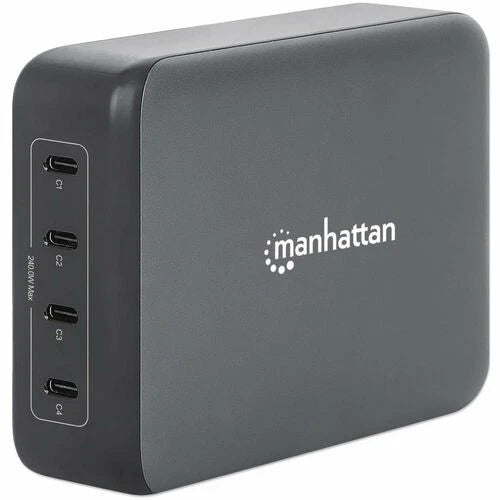 102667 - Manhattan 4-Port GaN USB Power Delivery Charging Station 240W PD 3.1