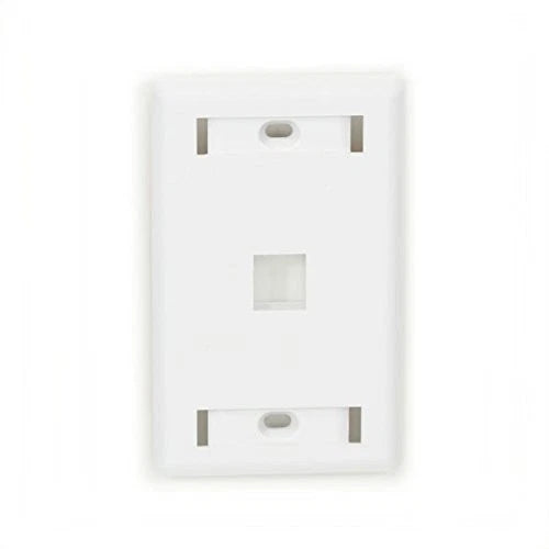 WPT458 - Black Box GigaStation2 1 Socket Network Faceplate 1 x Socket White