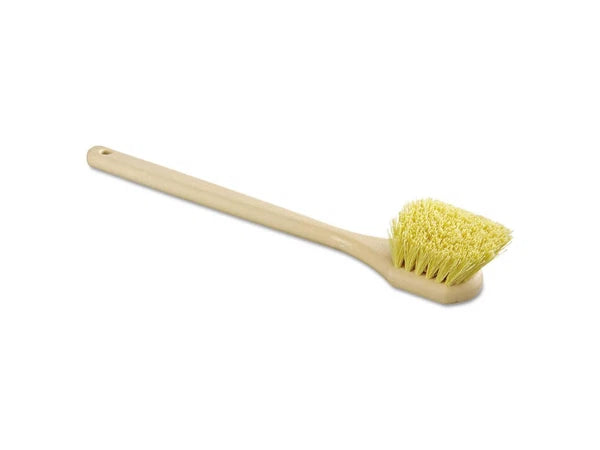 BWK4320 - Boardwalk Utility Brush Polypropylene Fill 20" Long Tan Handle