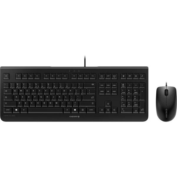 JD0800EU2 - Cherry Wired Desktop Set 104 Key Keyboard & 3-Button Mouse