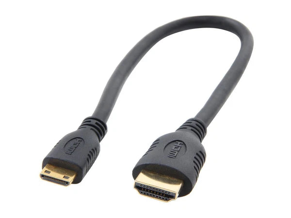 HDMIACMM1 - StarTech 1ft. Black High Speed HDMI Cable