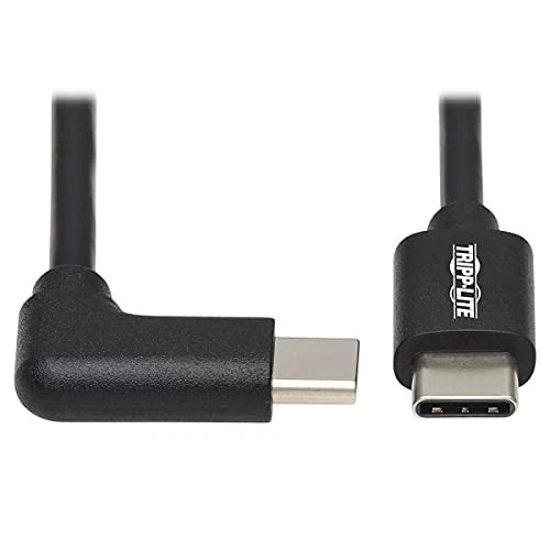 U040-02M-C-RA - Tripp Lite USB C USB 2.0 60W PD Charging Right-Angle Charging Cable