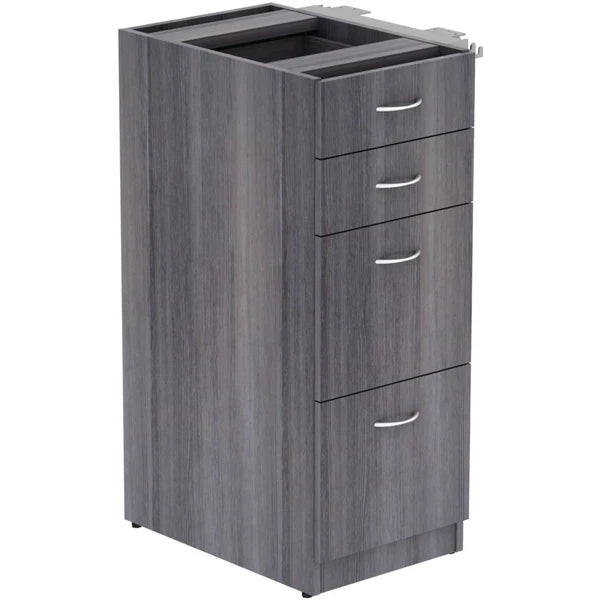 LLR-16211 - Lorell Relevance Series Charcoal Laminate Office Furniture