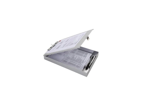 BSN49262 - Business Source Form Holder Storage Clipboard Letter Size Silver