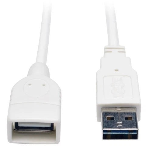 UR024-010-WH - Tripp Lite 10ft USB 2.0 Universal Reversible Extension Cable