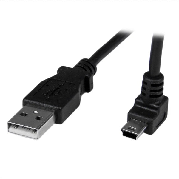 USBAMB1MU - StarTech 1m Mini USB Cable A to Up Angle