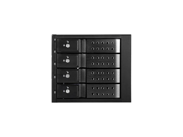 BPN-DE340HD-BLACK - iStarUSA Trayless 3 x 5.25" to 4 x 3.5" 12Gb/s HDD Hot-swap Rack