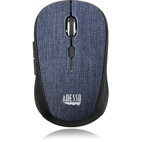 IMOUSES80L - Adesso iMouse S80L Wireless Fabric Optical Mini Mouse Blue