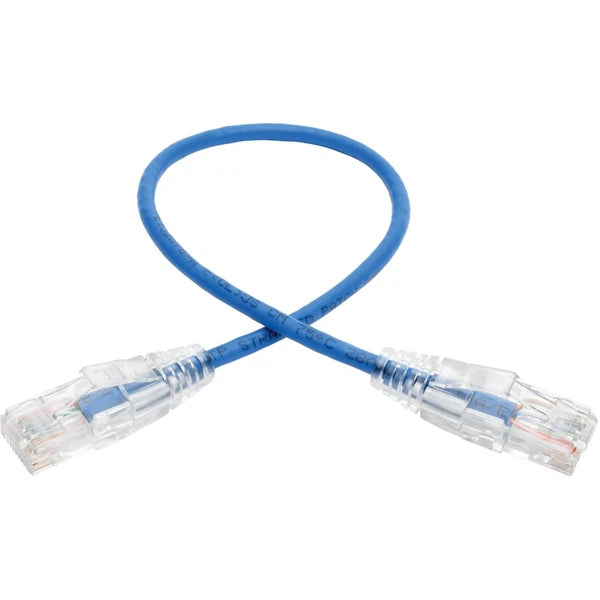 N201-S01-BL - Tripp Lite Cat6 Gigabit Snagless Molded Slim Utp Patch Cable Blue