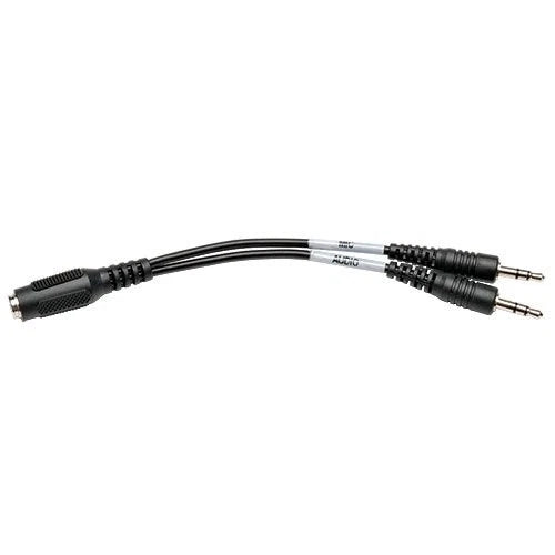 P318-06N-FMM - Tripp Lite 6-in. 4-position Female To x2 3-position Male Audio Headset