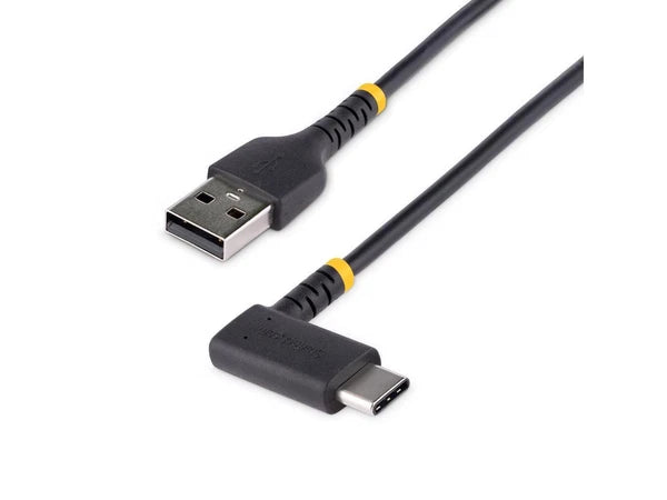 R2ACR-15C-USB-CABLE - StarTech 6in 15cm USB A to C Charging Right Angle Cable