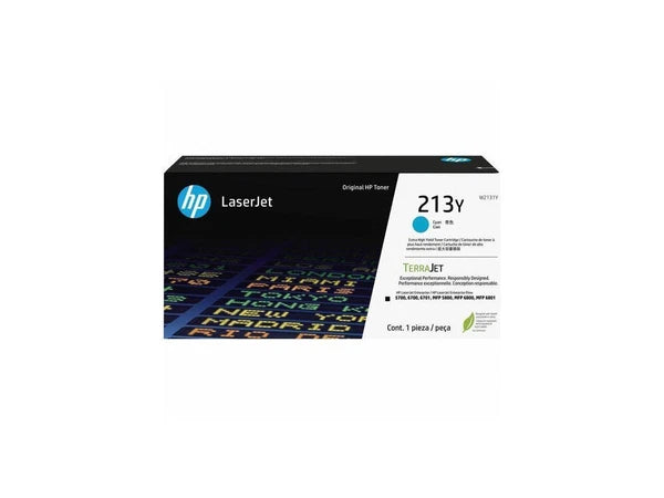 W2131Y - HP 213Y Extra High-Yield Cyan LaserJet Toner Cartridge