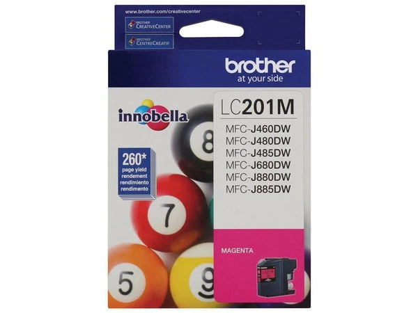 LC201M - Brother Magenta Ink Cartridge 260 Yield
