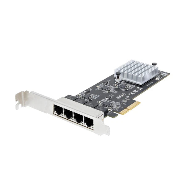 PR42GI-NETWORK-CARD - StarTech 4-Port 2.5GBase-T Ethernet Network Adapter Card