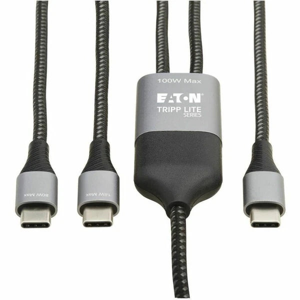 U420P2X6100W - Tripp Lite 2-in-1 USB-C Charging Cable/Splitter