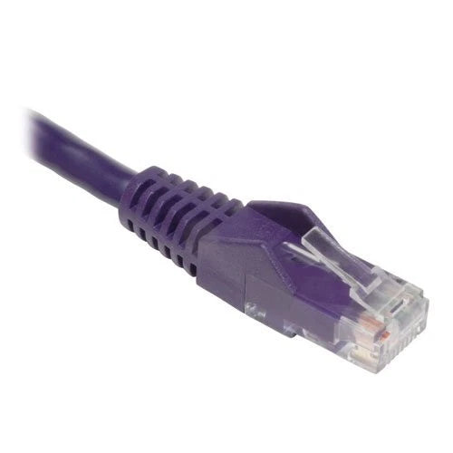 N001-010-PU - Tripp Lite Cat5e 350mhz Snagless Molded Patch Cable rj45 Purple 10-ft