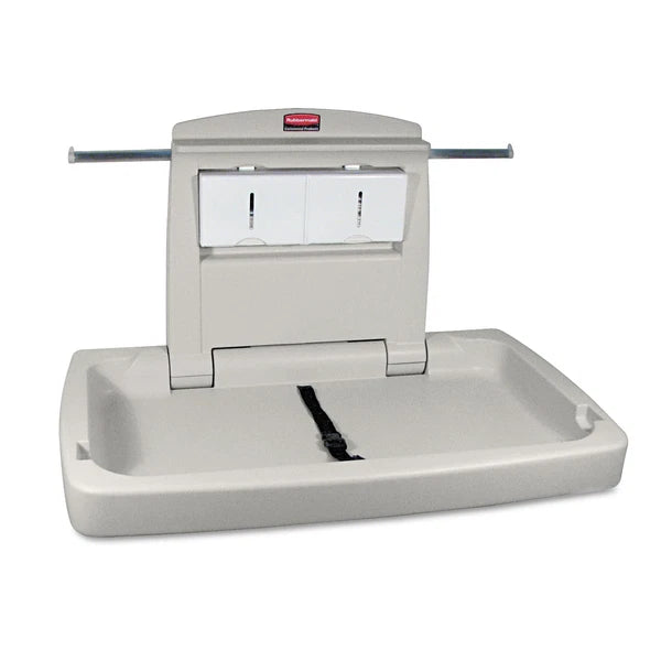 FG781888L - Rubbermaid Sturdy Station 2 Baby Changing Table 33.5x21.5 Platinum PLAT
