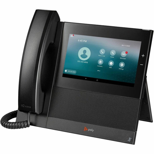 84C17AA-ABA - Poly CCX 600 IP Phone Corded Corded/Cordless Wi-Fi Bluetooth