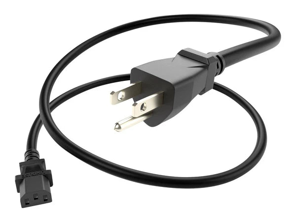 PWCD-515PC13-10A-03F-BLK - Oncore 3ft Power Cord 5/15p C13 10amp Black