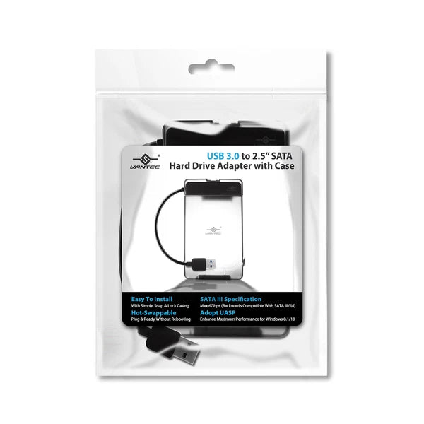 173844 - Vantec Accessory Cb-stu3-2pb USB3.0 To 2.5" SATA Hard Drive Adapter