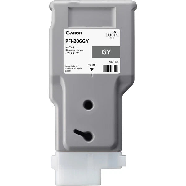 5312B001AA - Canon PFI-206GY Inkjet Ink Cartridge Gray