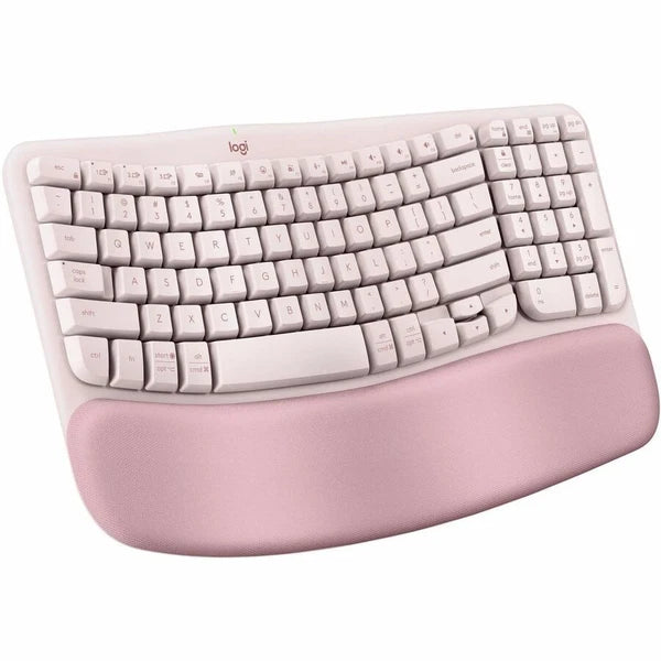 920-012276 - Logitech Wave Keys Wireless Ergonomic Keyboard Rose