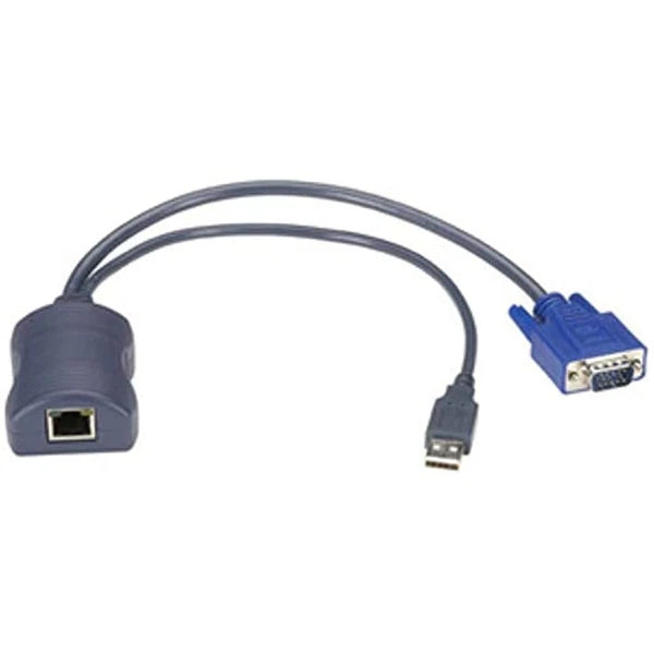 KV1401A - Black Box Servswitch Kvm Cable Adapter Rj-45 Female Network Hd-15