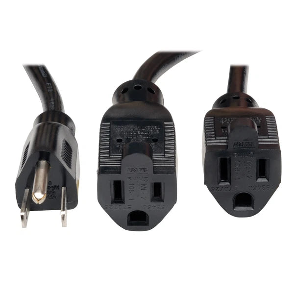 P024-18N-13A-2R - Tripp Lite 19in Power Cord Extension Y Splitter Cable